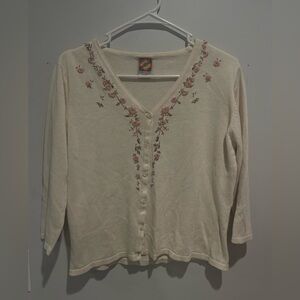 Vintage Weavers Original Floral Cardigan